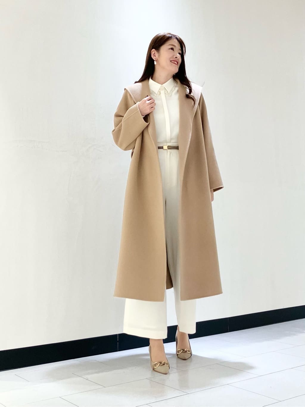 ANAYI | シャルムリバービッグカラーコート | Rakuten Fashion(楽天