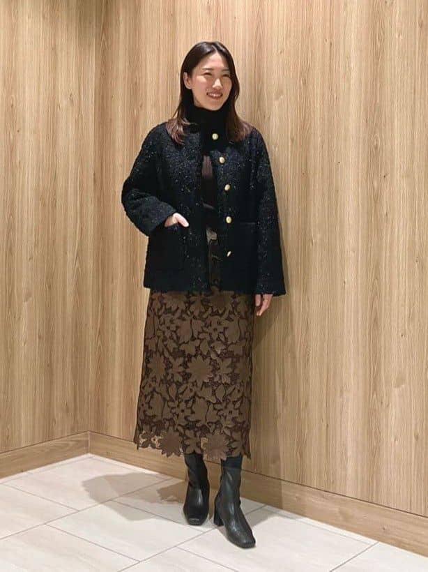 ANAYI | フラッグツイードキルティングコート | Rakuten Fashion(楽天