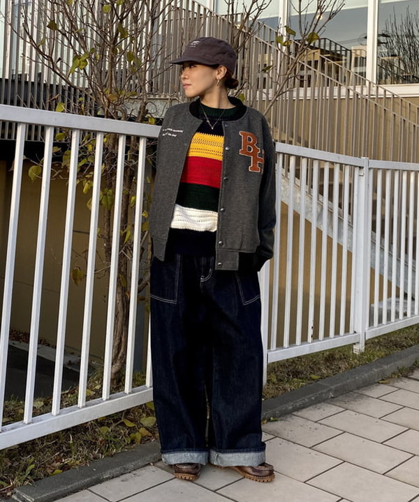 BEAMS OUTLETのマルチボーダー メッシュ ニットを使ったコーディネートを紹介します。｜Rakuten Fashion(楽天ファッション／旧楽天ブランドアベニュー)6547963