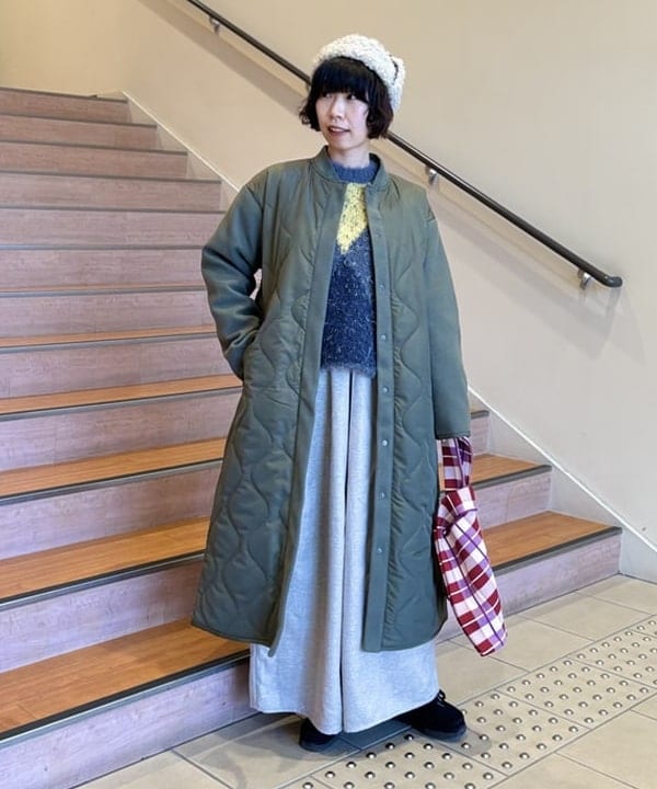 BEAMS HEARTのMA-1*キルトコートを使ったコーディネートを紹介します。｜Rakuten Fashion(楽天ファッション／旧楽天ブランドアベニュー)6547813