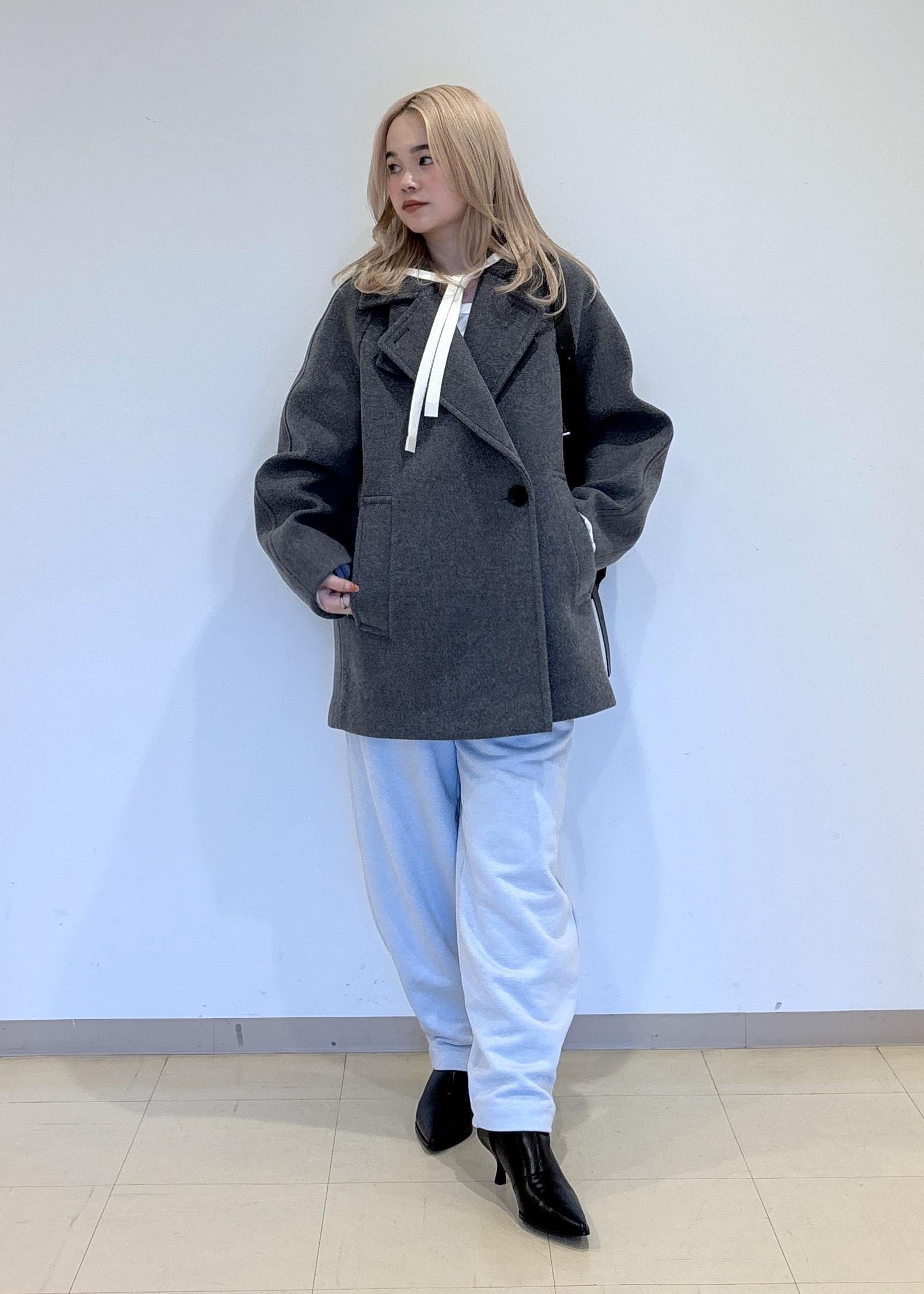 ADAM ET ROPE' | ウールボンディングミドルコート | Rakuten Fashion