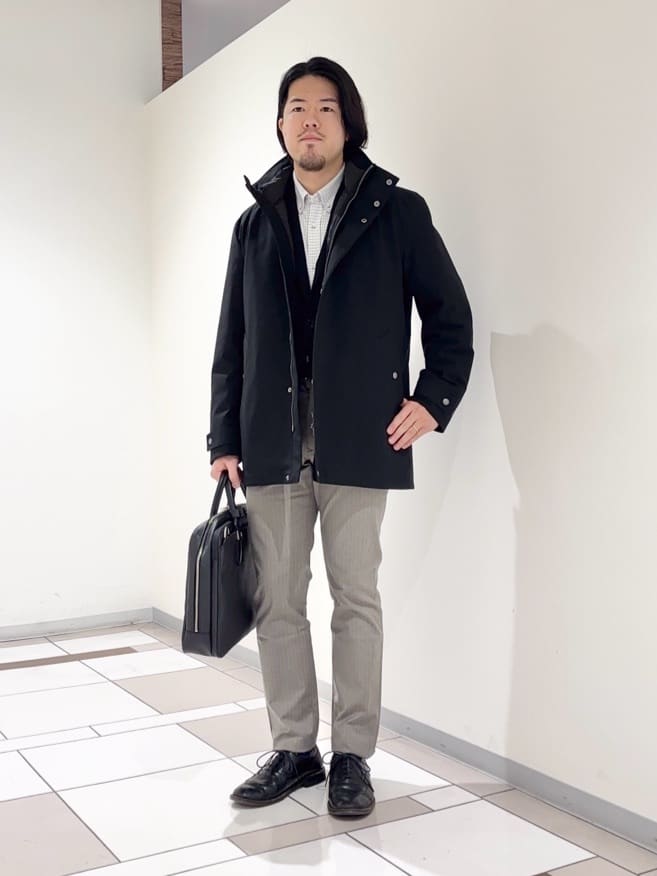 TAKEO KIKUCHIの【3WAY】ドビー ダウンライナー付ブルゾンを使ったコーディネートを紹介します。｜Rakuten Fashion(楽天ファッション／旧楽天ブランドアベニュー)6550203