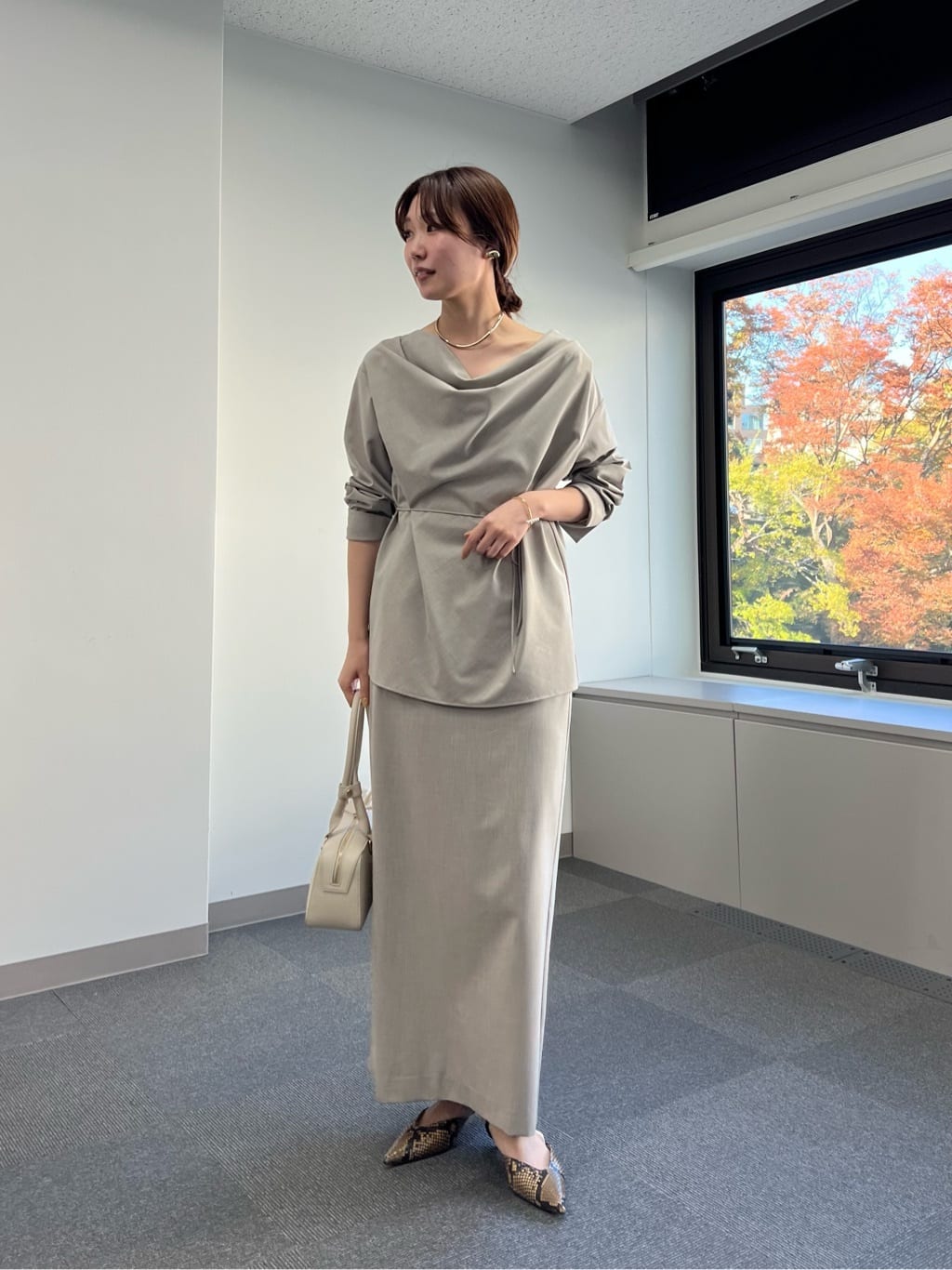 GALLARDAGALANTEの【ミニマルで万能!】ネックカフを使ったコーディネートを紹介します。｜Rakuten Fashion(楽天ファッション／旧楽天ブランドアベニュー)6553653