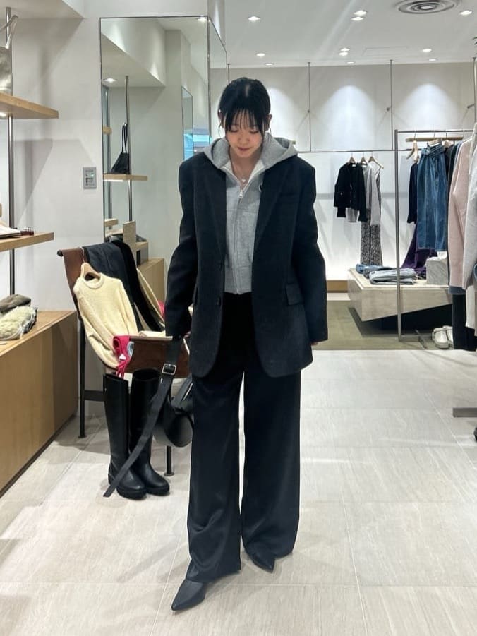 GALLARDAGALANTEの【累計販売1万枚超!】【美脚パンツ】ワイドドロストパンツを使ったコーディネートを紹介します。｜Rakuten Fashion(楽天ファッション／旧楽天ブランドアベニュー)6553762