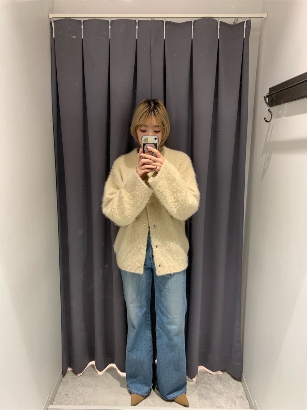 moussyのALPACA MIX カーディガンを使ったコーディネート | Rakuten