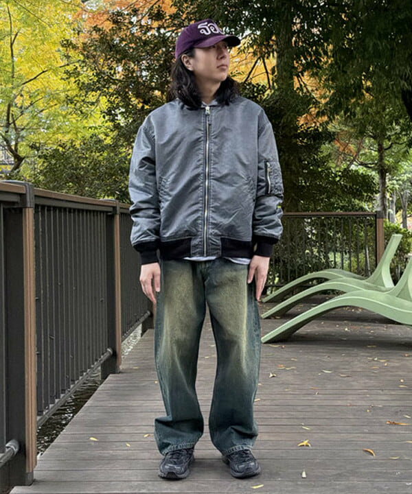 BEAMS HEARTのフェード MA-1を使ったコーディネートを紹介します。｜Rakuten Fashion(楽天ファッション／旧楽天ブランドアベニュー)6554566