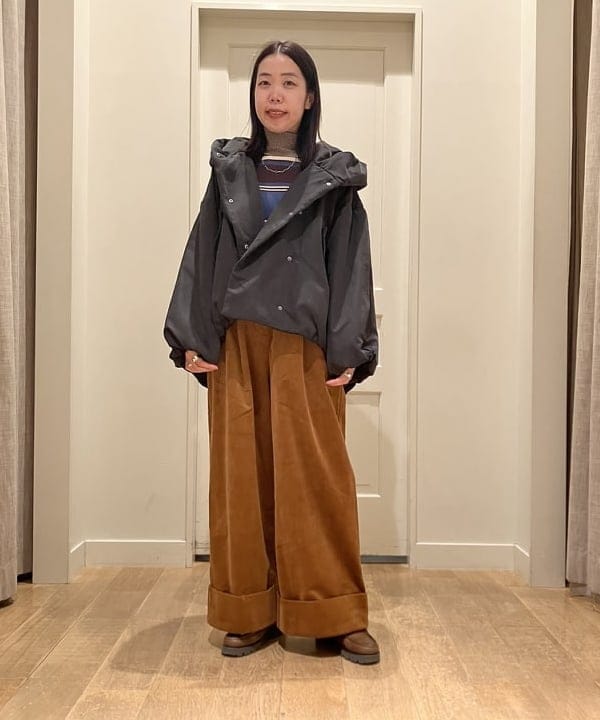 BEAMS HEARTの裾バルーン フード ブルゾンを使ったコーディネートを紹介します。｜Rakuten Fashion(楽天ファッション／旧楽天ブランドアベニュー)6554582