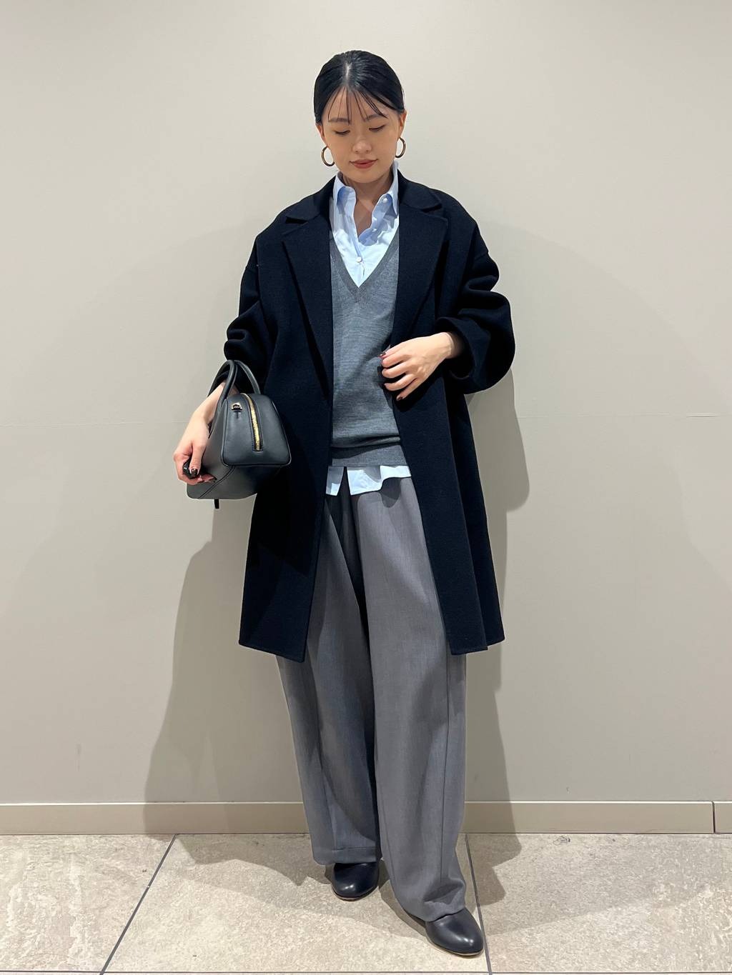 Curensologyの<C.S.G>ウールカシミヤビーバーコートを使った