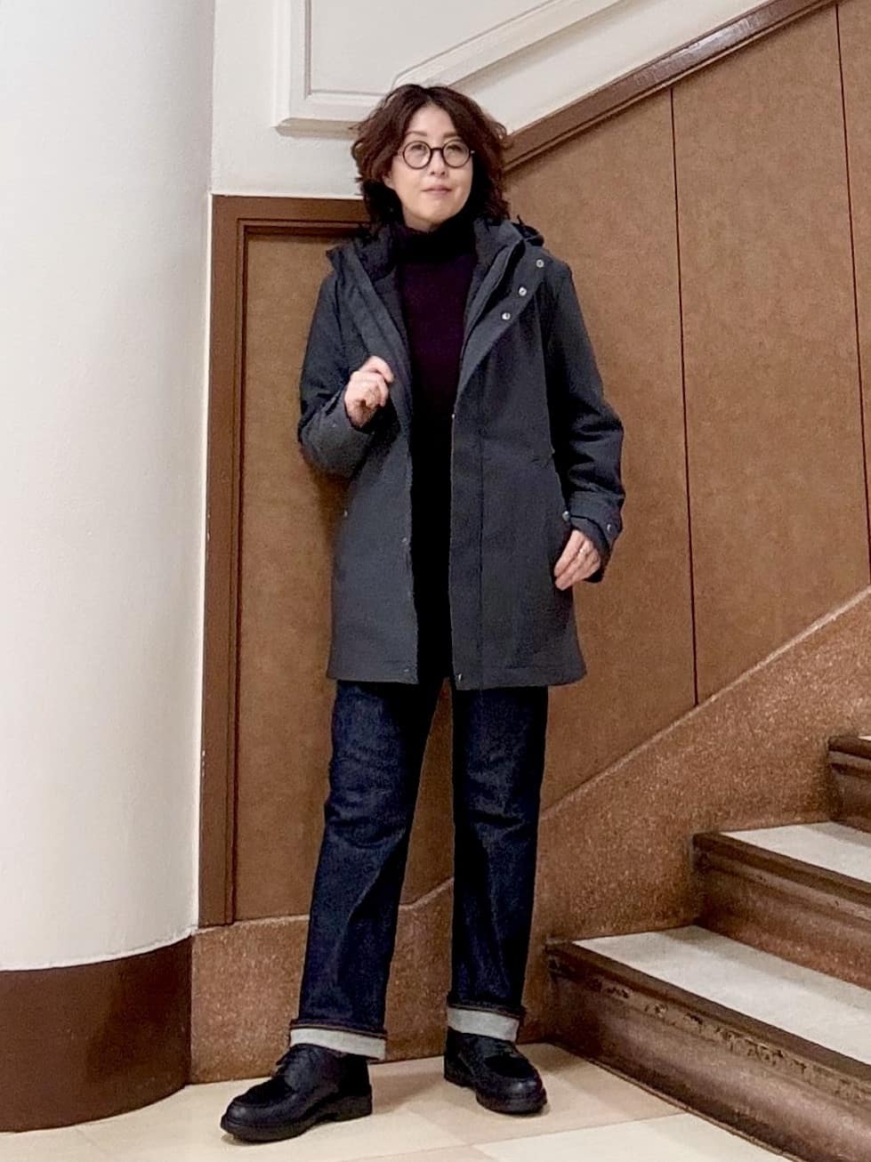 TAKEO KIKUCHIの【3WAY】ドビー ダウンライナー付ブルゾンを使ったコーディネートを紹介します。｜Rakuten Fashion(楽天ファッション／旧楽天ブランドアベニュー)6555204