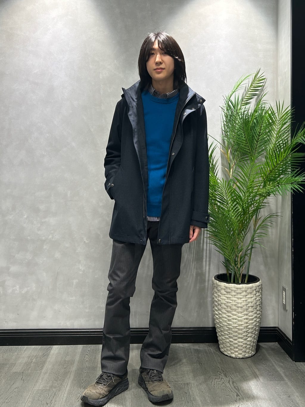 TAKEO KIKUCHIの【抗菌防臭/シーズンレス】シアサッカー ジャージシャツを使ったコーディネートを紹介します。｜Rakuten Fashion(楽天ファッション／旧楽天ブランドアベニュー)6556147