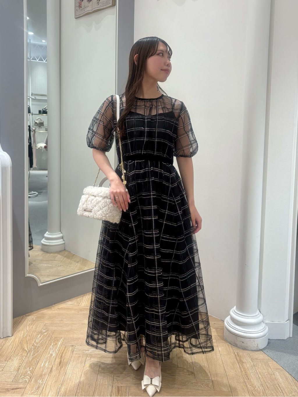 JILL by JILL STUART ベロアリボンシアーワンピース 【公式通販】