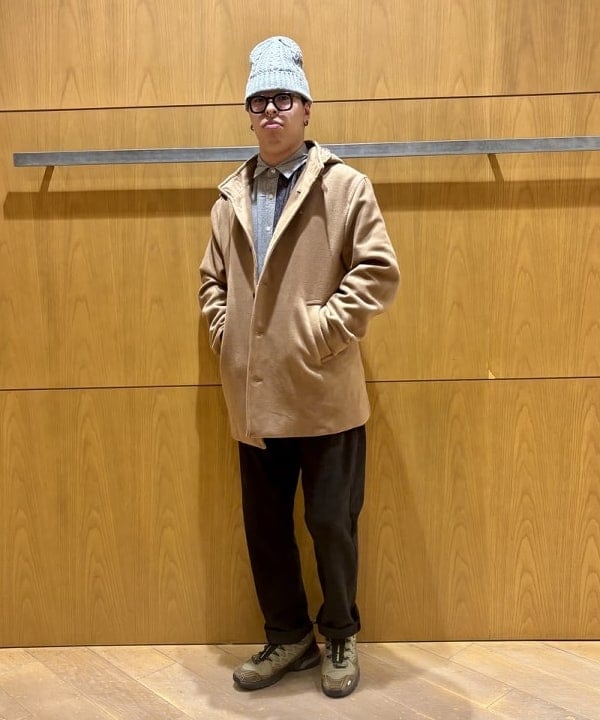 BEAMS HEARTのニット 切り替え ネルシャツを使ったコーディネートを紹介します。｜Rakuten Fashion(楽天ファッション／旧楽天ブランドアベニュー)6556266