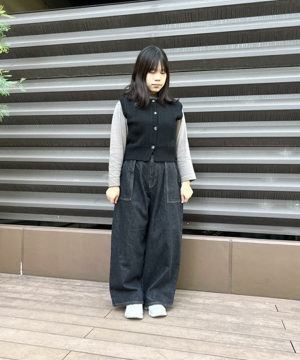 BEAMS WOMENの【10/23新規値下げ】ボーイ メッセージ ロングスリーブ Tシャツを使ったコーディネートを紹介します。｜Rakuten Fashion(楽天ファッション／旧楽天ブランドアベニュー)6556273