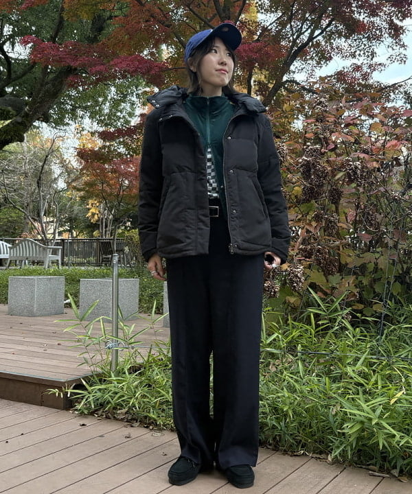 BEAMS HEARTのリバーシブル フード付き ダウン ジャケットを使ったコーディネートを紹介します。｜Rakuten Fashion(楽天ファッション／旧楽天ブランドアベニュー)6556302