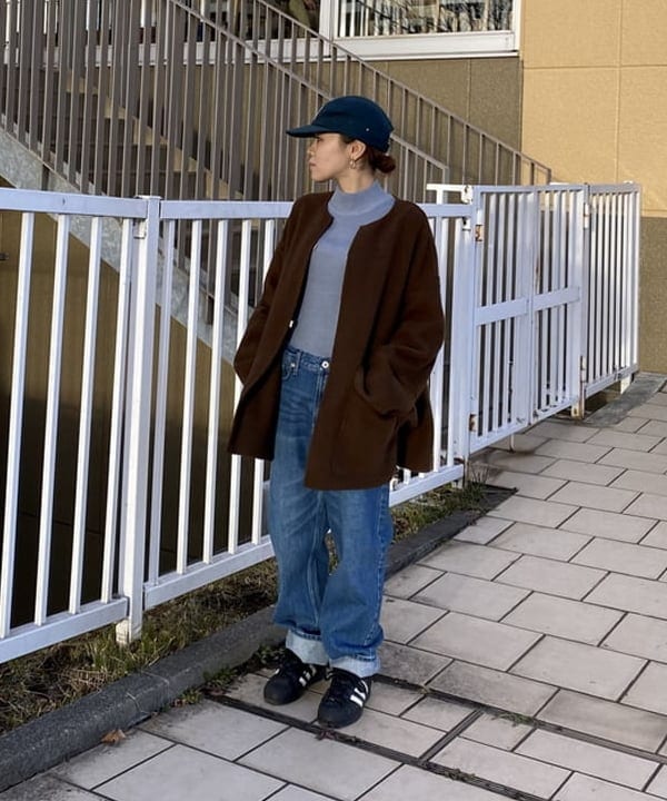 BEAMS HEARTの袖ボタン ベーシック リブニットを使ったコーディネートを紹介します。｜Rakuten Fashion(楽天ファッション／旧楽天ブランドアベニュー)6557653