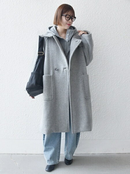 SHIPS | SHIPS any: PURE WOOL スタンド & ビッグカラー コート