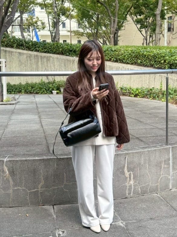MAYSON GREYの【楽・美・軽】イージーワイドパンツ≪手洗い可能≫を使ったコーディネートを紹介します。｜Rakuten Fashion(楽天ファッション／旧楽天ブランドアベニュー)6559348