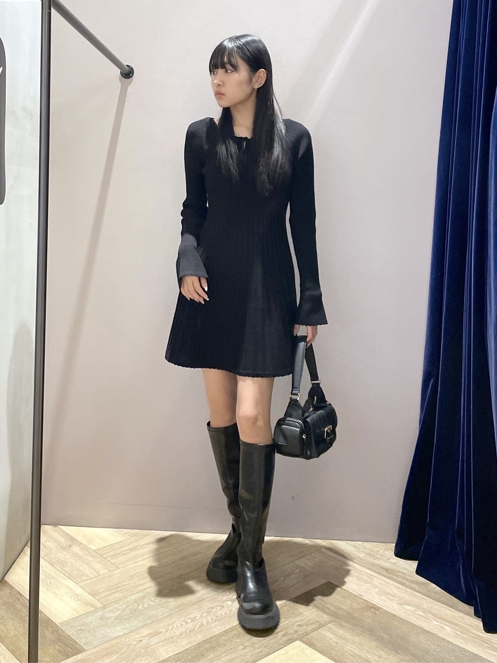 moussyの【ViVi掲載】AIR EASE ロングブーツを使ったコーディネート