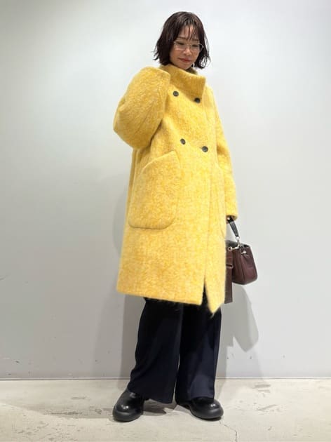 DESIGNWORKS | アルパカ混モヘアシャギーコート | Rakuten Fashion