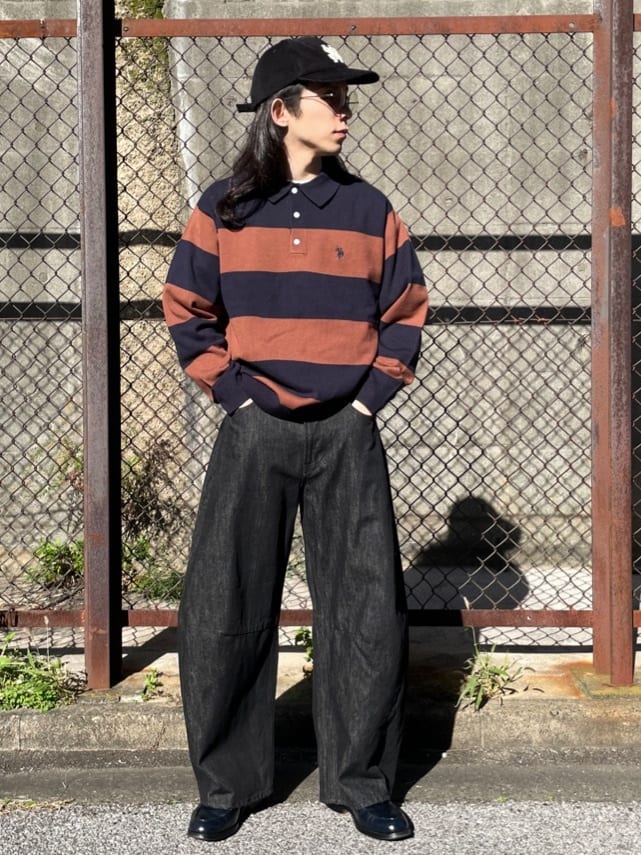 FREAK'S STORE | 別注 SWEAT LIKE KNIT POLO/スウェットライク