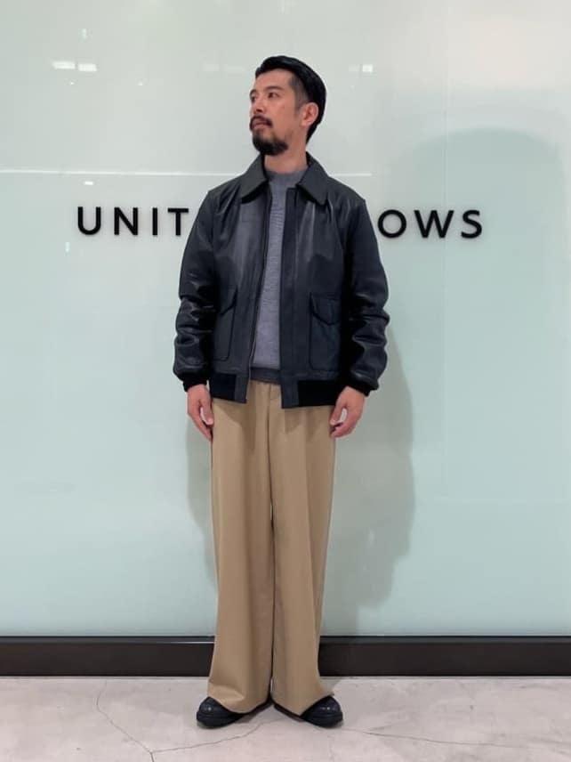 UNITED ARROWS LTD. OUTLET | シープレザー フライト ブルゾン<A DAY