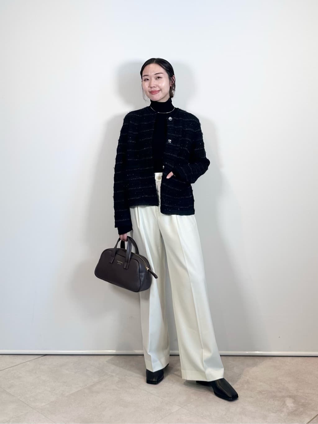 UNITED ARROWS LTD. OUTLET | ミックスツイードライク ノーカラー