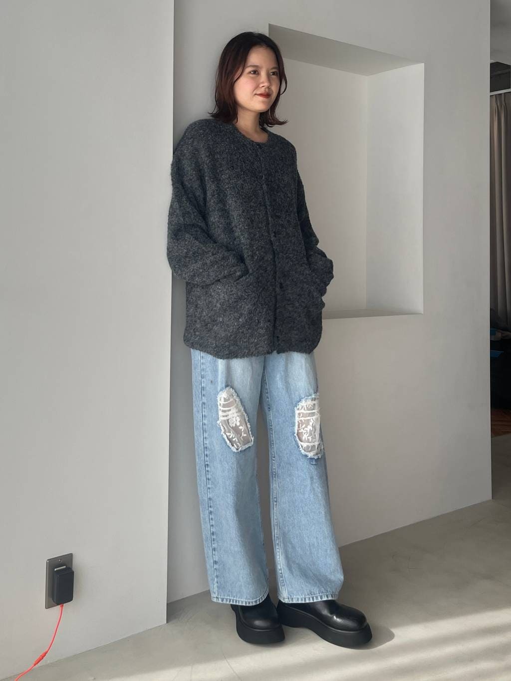 LOWRYS FARM | レースデニム | Rakuten Fashion(楽天ファッション／旧