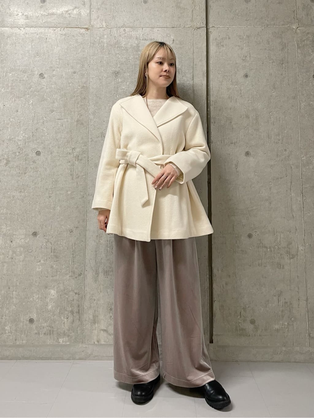 NATURAL BEAUTY BASIC | ベルテッドミディコート | Rakuten Fashion