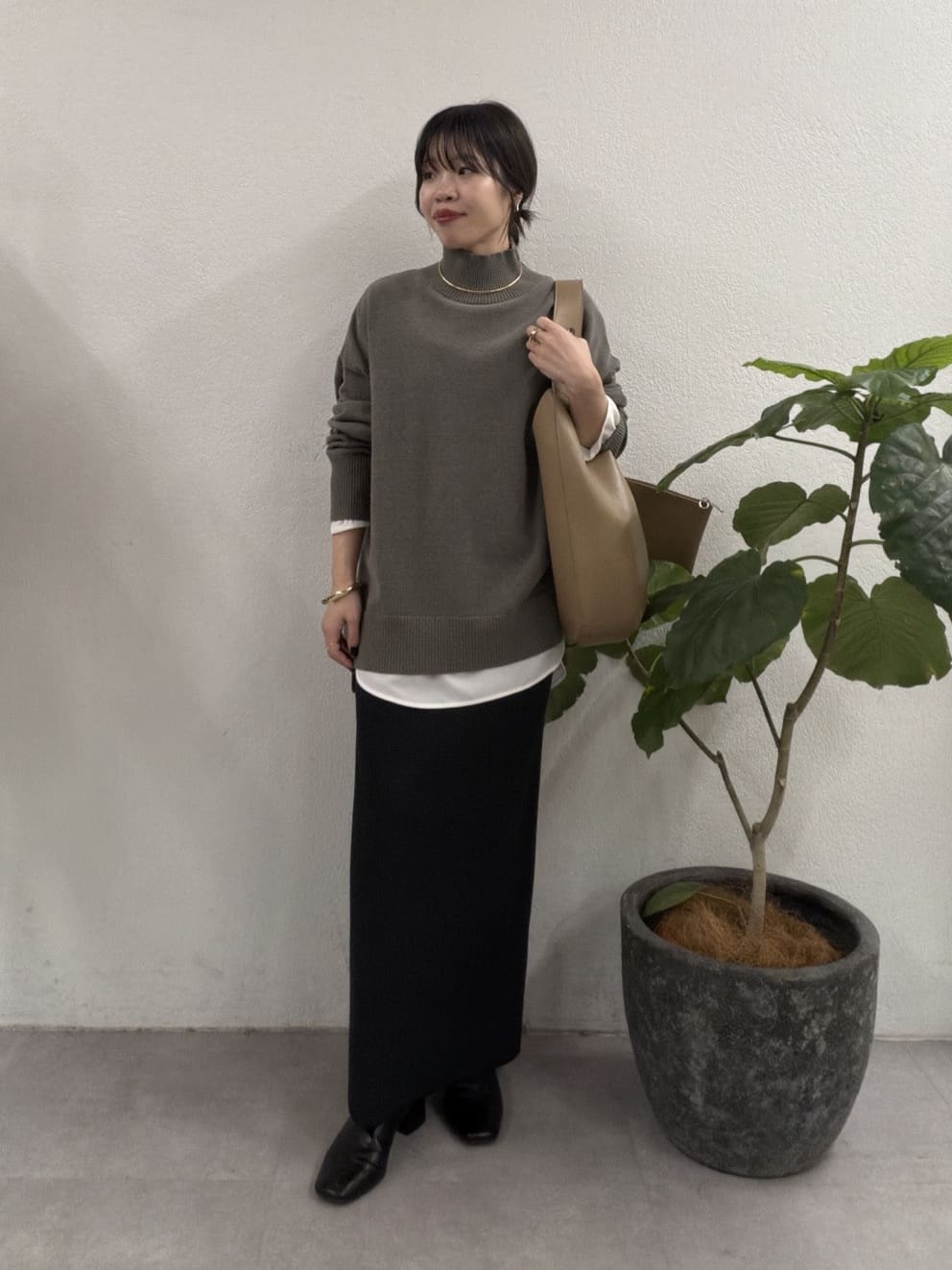 GALLARDAGALANTEの【3サイズ展開】ストレッチマキシタイトスカート2を使ったコーディネートを紹介します。｜Rakuten Fashion(楽天ファッション／旧楽天ブランドアベニュー)6575012