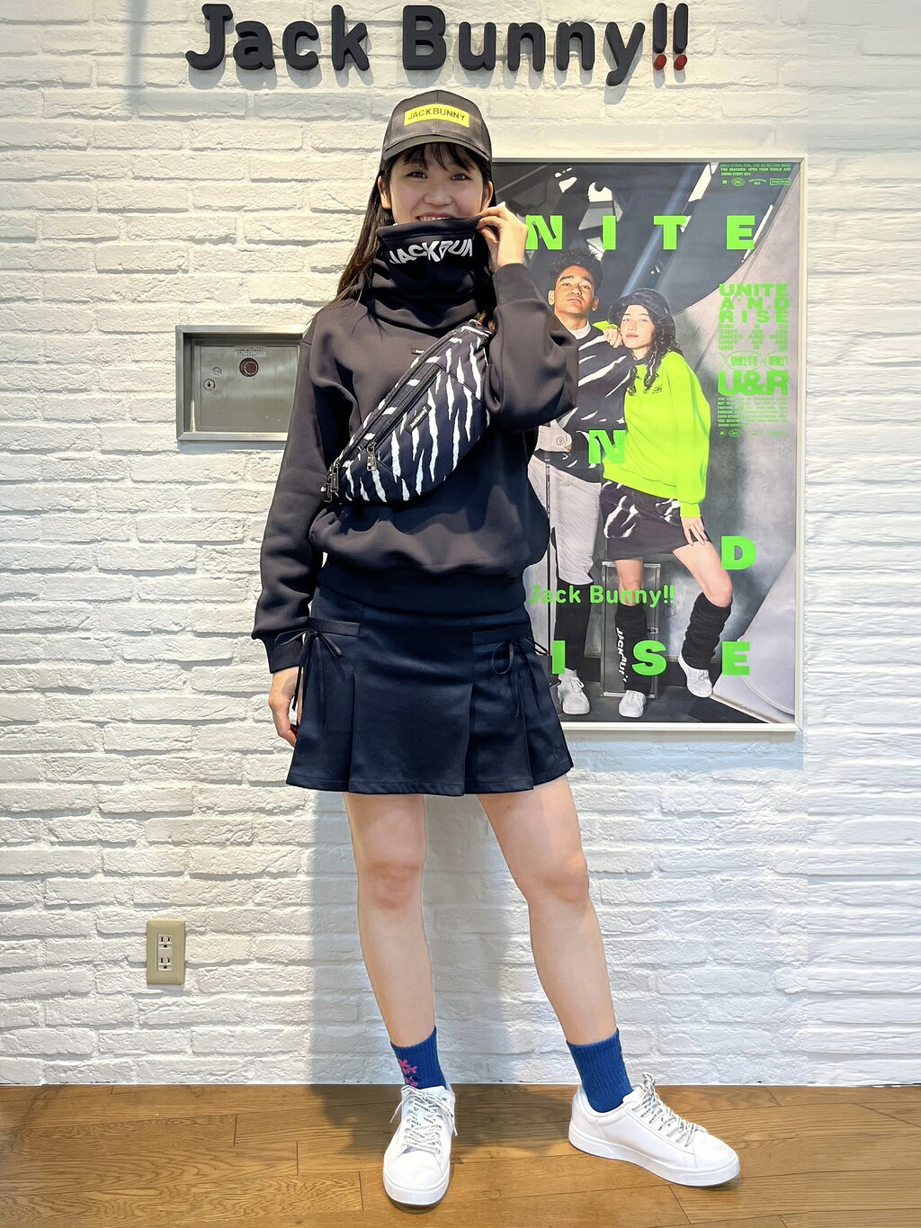 Jack Bunny!! | KARUISHI バラクラバ一体型フーディプルオーバー
