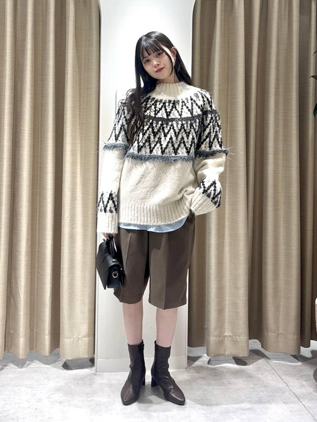 mysty womanのストレッチヒールブーツを使ったコーディネートを紹介します。｜Rakuten Fashion(楽天ファッション／旧楽天ブランドアベニュー)6576447