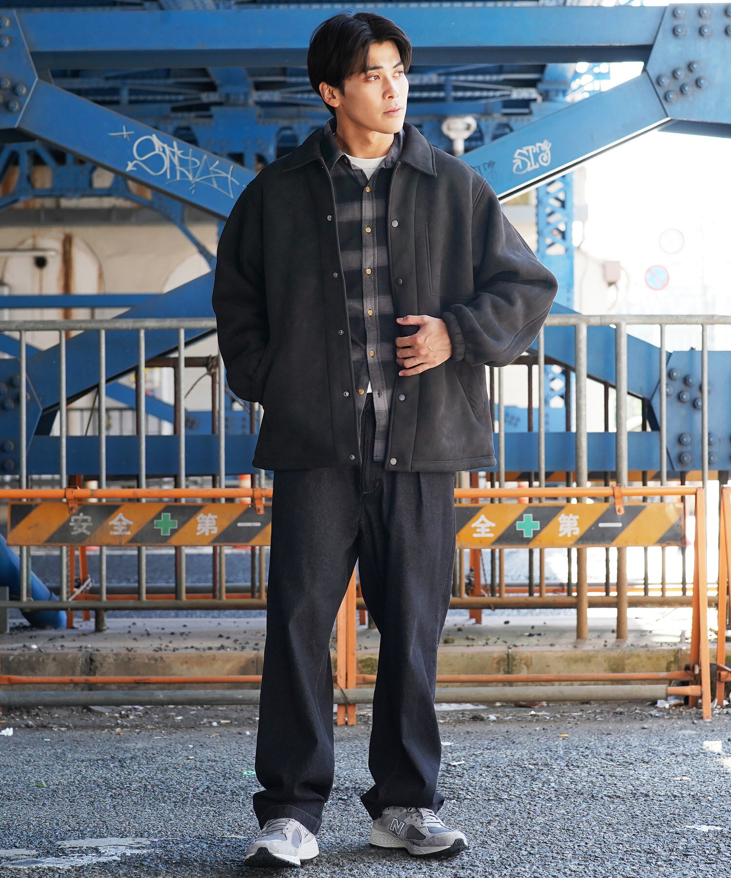 JIGGYS SHOP | 裏ボア フェイクムートン コーチジャケット | Rakuten