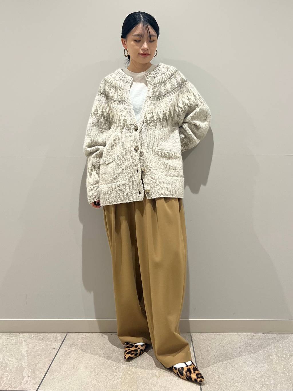 Curensologyノルディックカーディガン Curensology(カレンソロジー)｜ノルディックカーディガン/エクリュ の