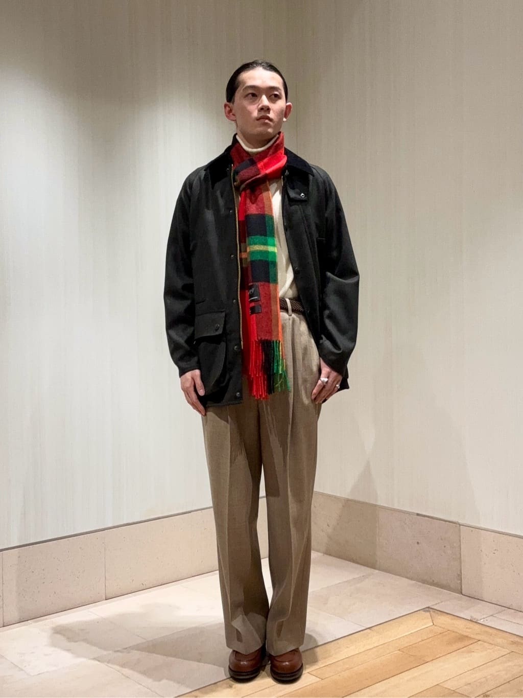 TOMORROWLAND | 【別注】Barbour CL BEAUFORT ウールブルゾン DORMEIUL