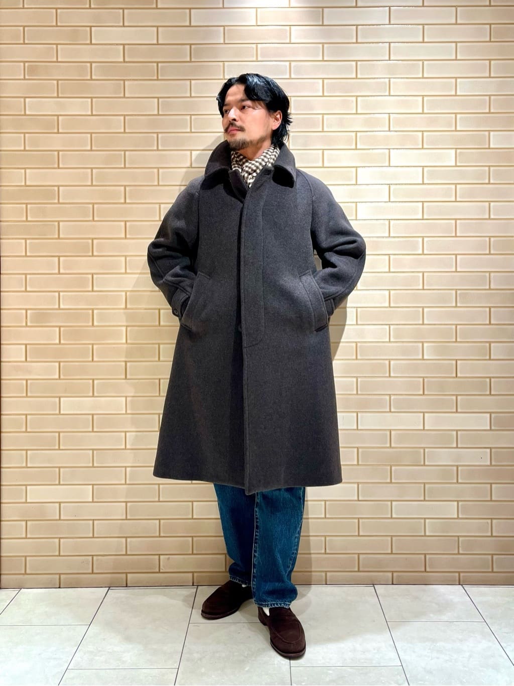 UA別注 Johnstons of elgin カシミヤマフラー アローズ UNITED ARROWS LTD. OUTLET | 【別注】<Johnstons of Elgin>GLR ウール