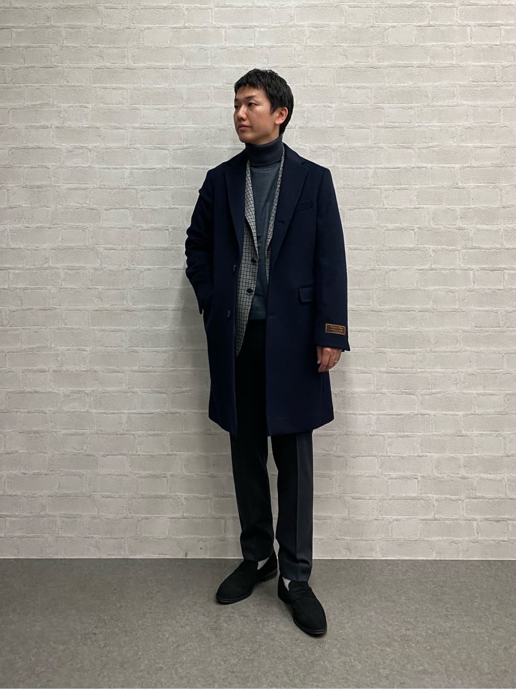 UNITED ARROWS LTD. OUTLET | カシミヤブレンド ネイビー チェスター