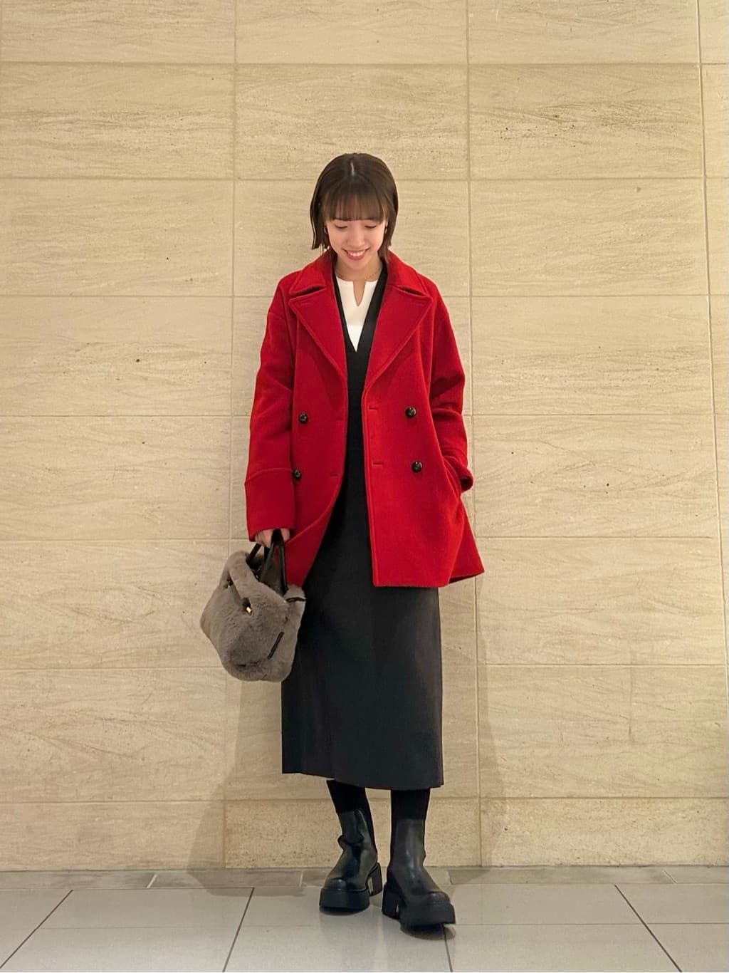 allureville | パイルメルトンデザインPコート | Rakuten Fashion(楽天