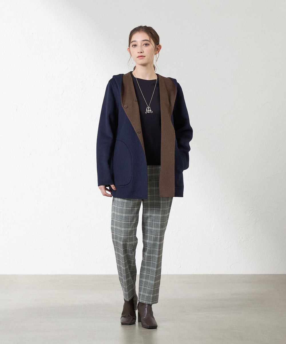 AMACAの【Anniversary Piece】紡毛配色リバーコートを使ったコーディネートを紹介します。｜Rakuten Fashion(楽天ファッション／旧楽天ブランドアベニュー)6583282