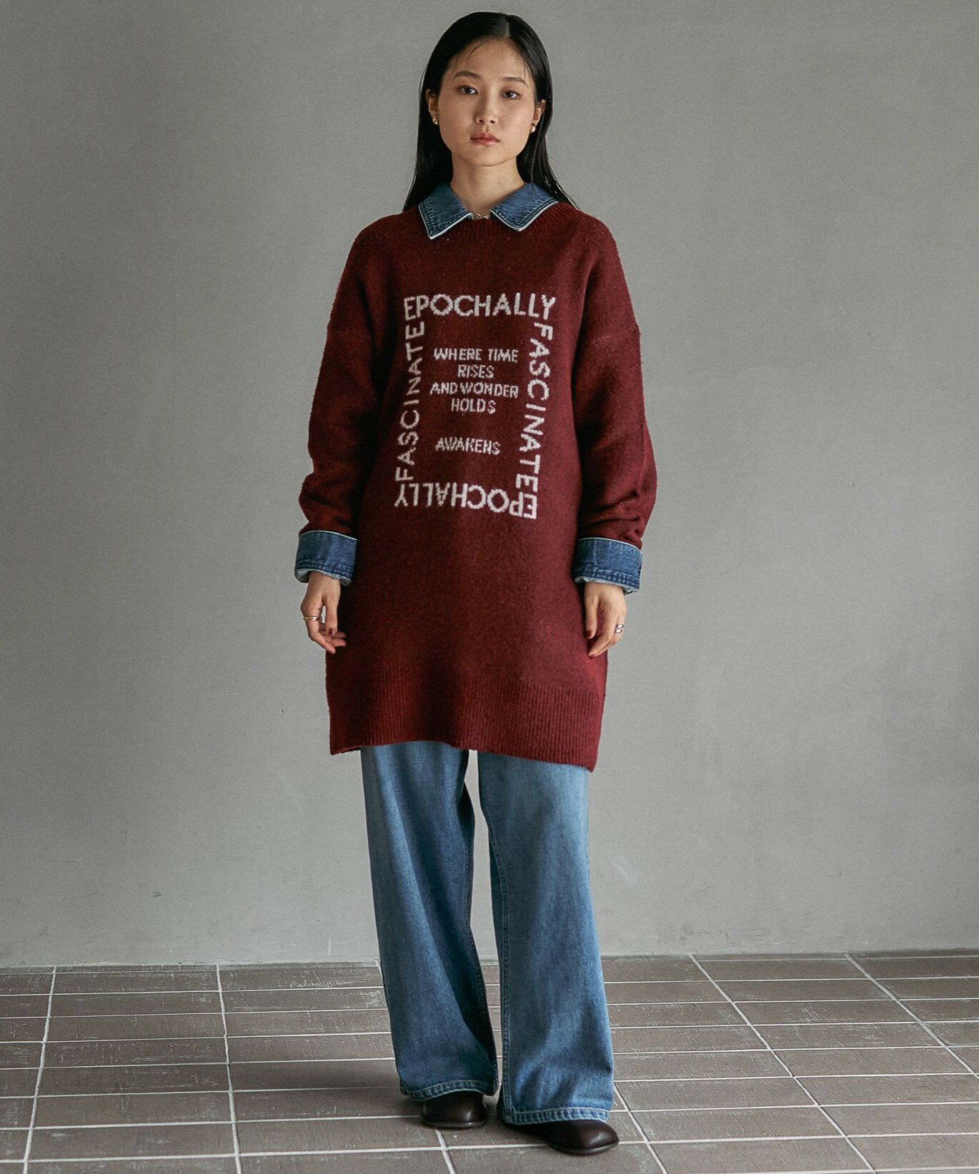 LEPSIM | フリンジパッチ/BIGデニムシャツ | Rakuten Fashion(楽天