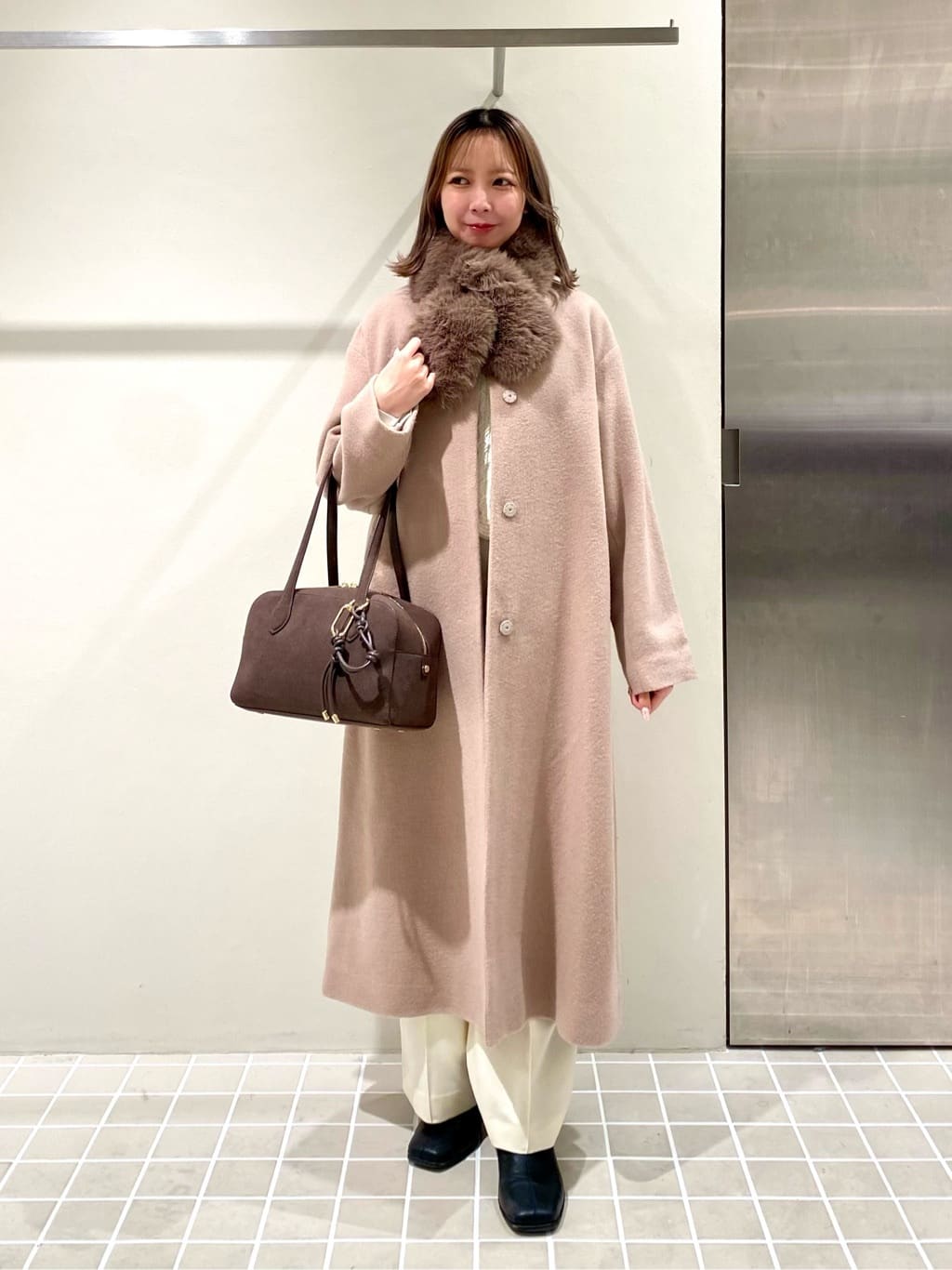 NATURAL BEAUTY BASIC | フォルムノーカラーロングコート | Rakuten