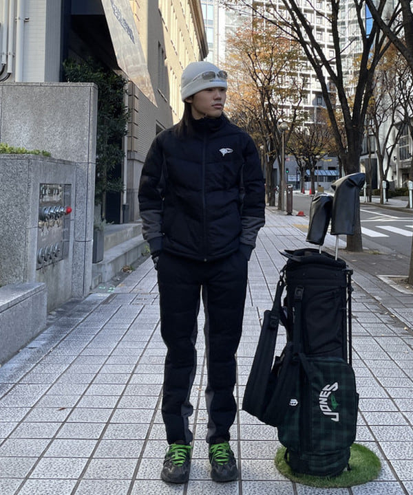 BEAMS GOLFのORANGE LABEL / レオフィール(R) 切り替え 中綿ブルゾン