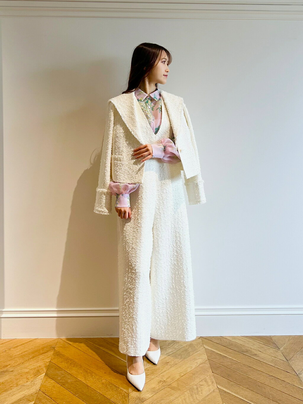 allureville | ファンシーツイードオールインワン | Rakuten Fashion
