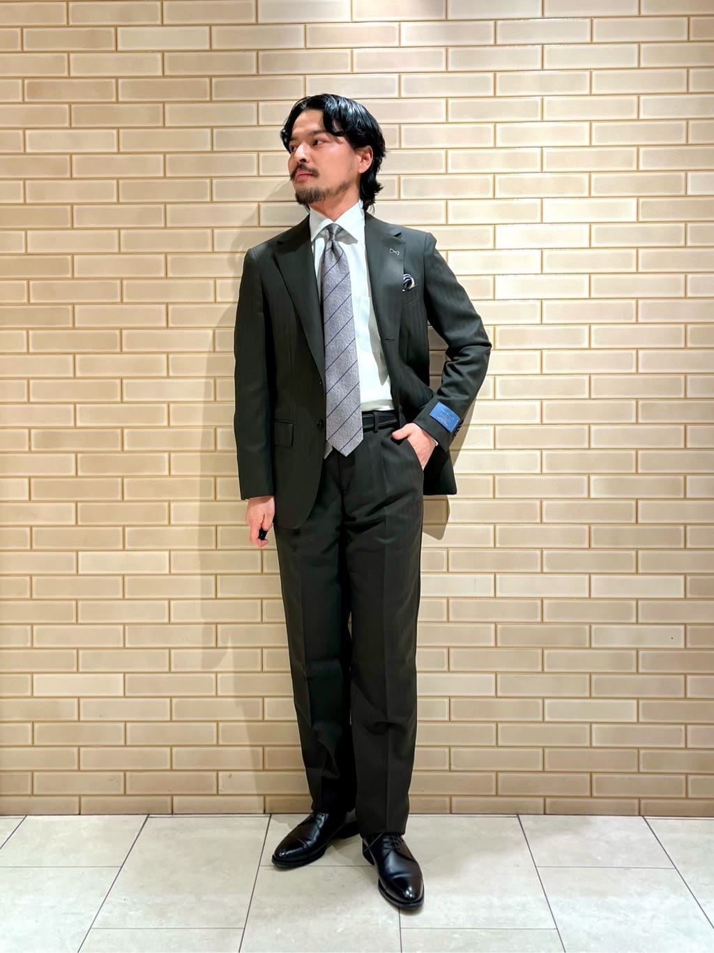 UNITED ARROWS green label relaxingのGUABELLO ヘリンボーン 3B HXD