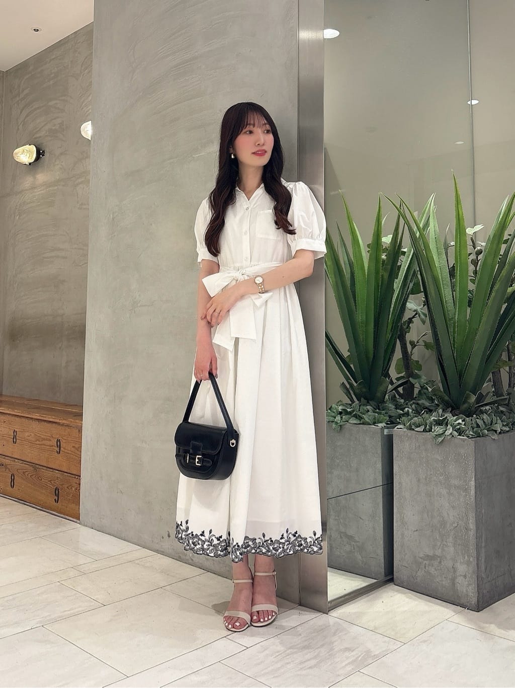 PROPORTION BODY DRESSING | エンブロイダリーシャツワンピース