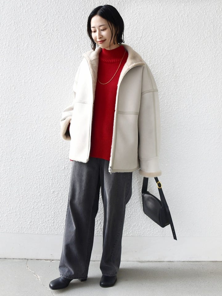 SHIPS ムートンコート SHIPS | フェイク ムートン ジップ コート | Rakuten Fashion(楽天