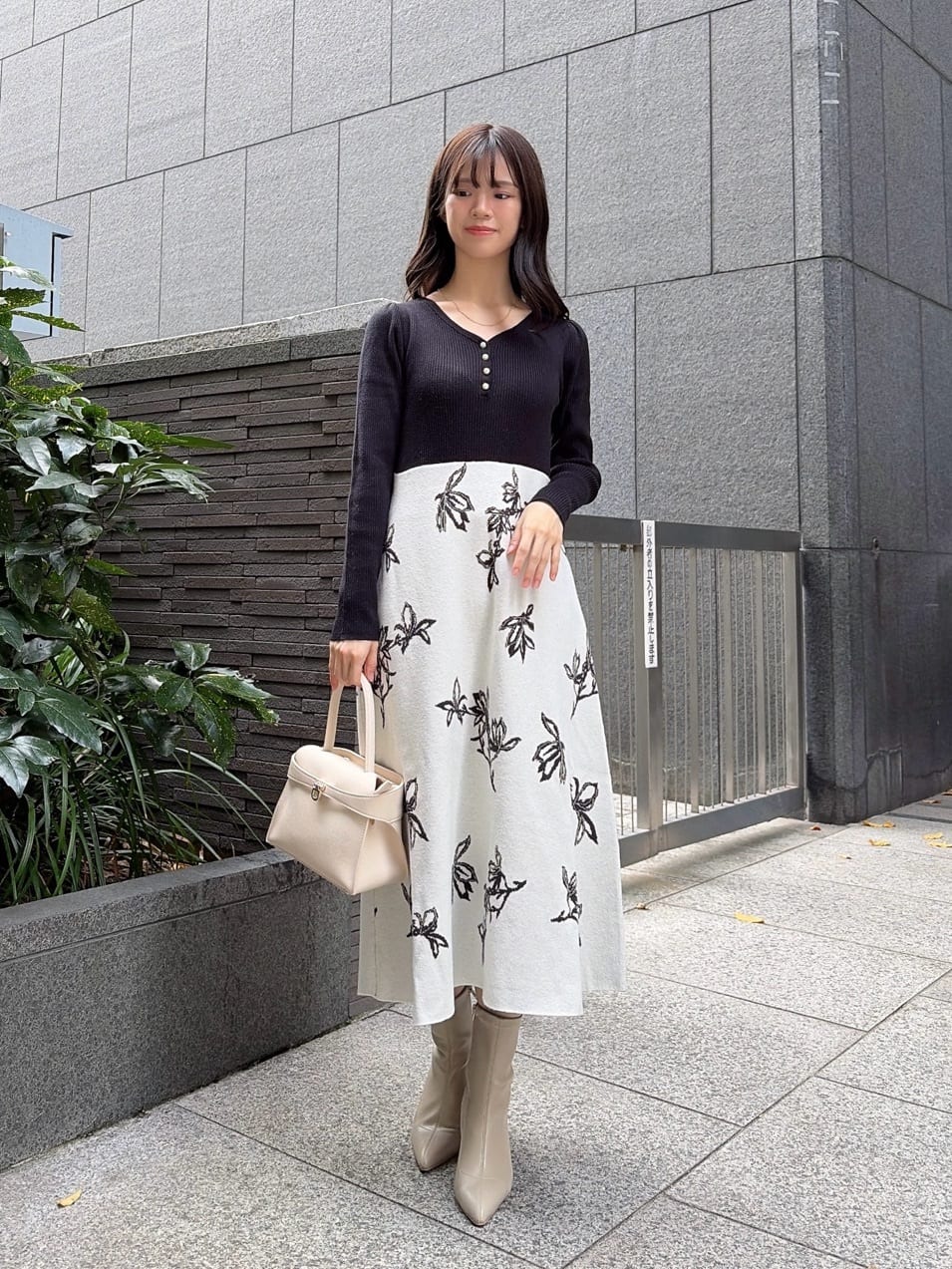 PROPORTION BODY DRESSINGのポインテッドフレアヒールブーツを使ったコーディネートを紹介します。｜Rakuten Fashion(楽天ファッション／旧楽天ブランドアベニュー)6590833