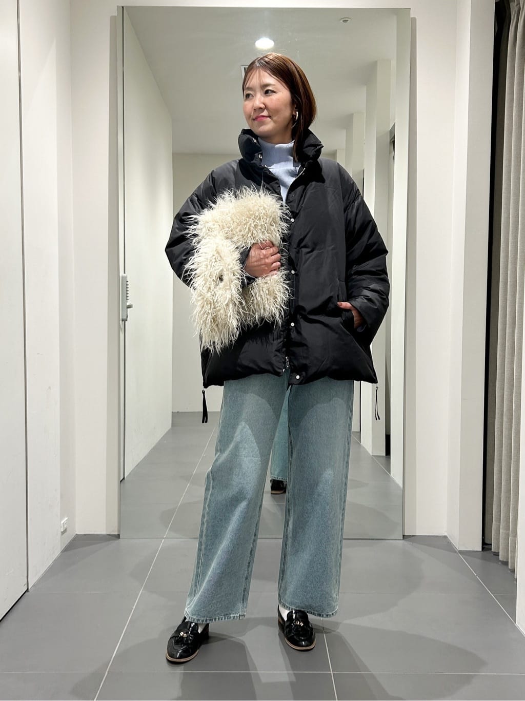 NATURAL BEAUTY BASIC | シームレスミドルダウン | Rakuten Fashion