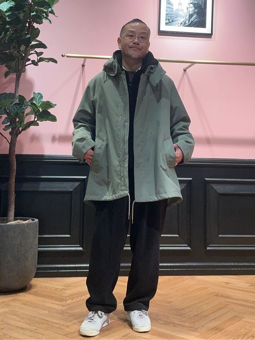 DRESSTERIORのパデッドライト ショートモッズパーカーを使った