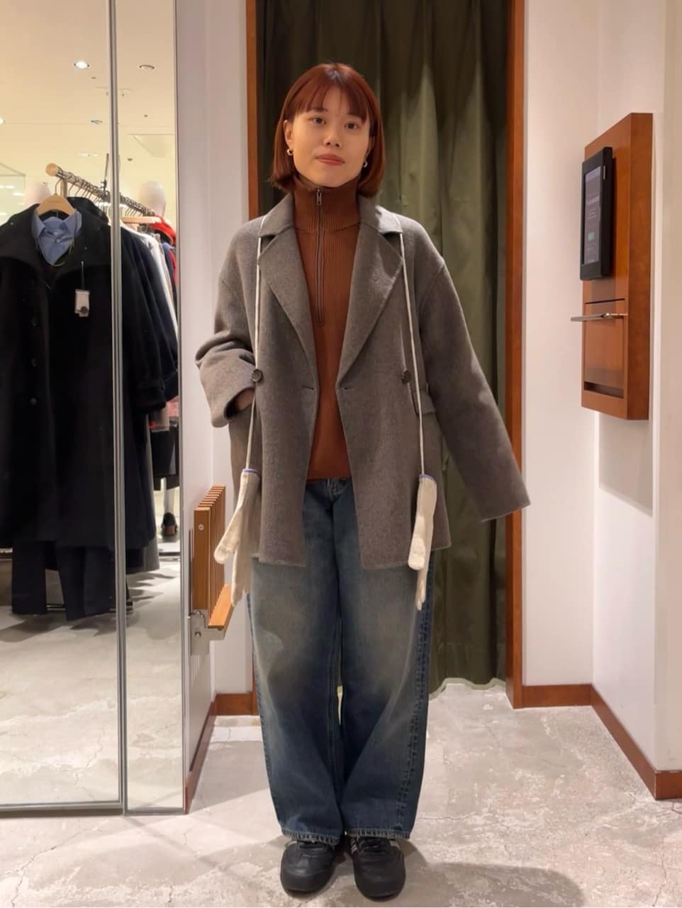 FREAK'S STORE | ウールブレンド リバー ダブル ジャコット 25AW
