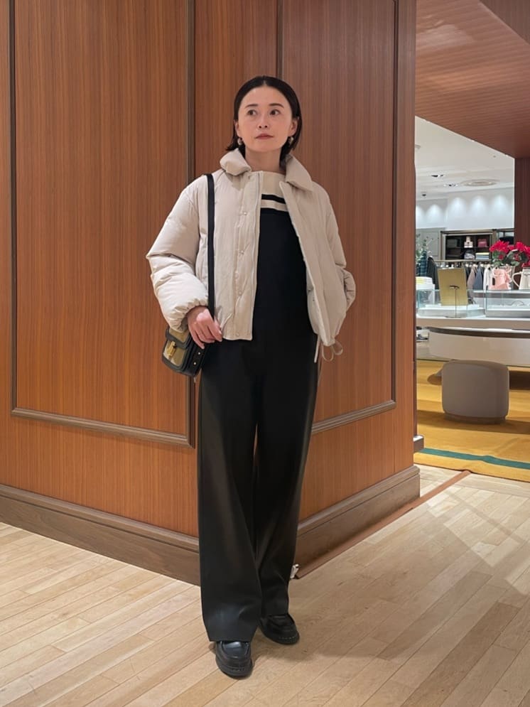 TOMORROWLAND | レザーライク サロペット | Rakuten Fashion(楽天